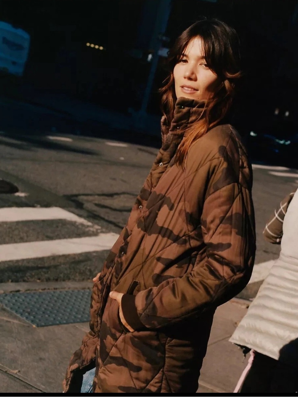 Marrakech Women's Camo Quilted Coat